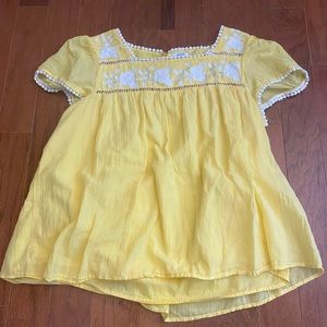 Size Medium, yellow Crown and Ivy shirt.